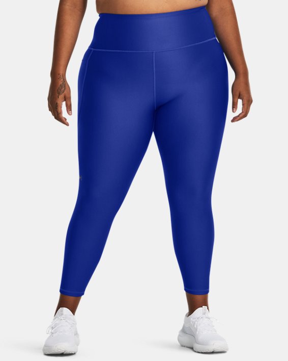 Damen HeatGear® Armour 7/8 Leggings mit hohem Bund, Blue, pdpMainDesktop image number 0